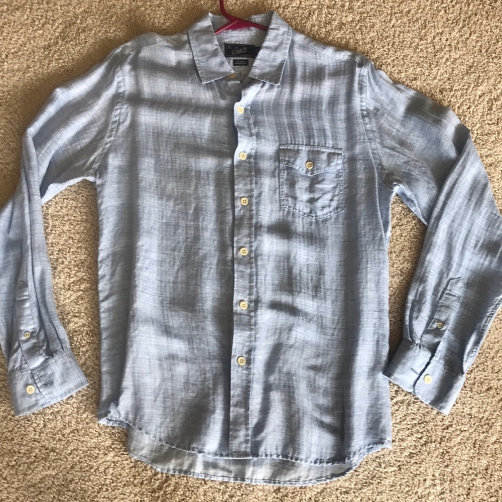 Light blue men’s button down